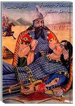 سهراب و یک دریا خون به دل سپیده