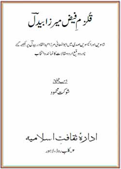 قلزم فیض میرزا بیدل (بیسویں اور اکیسویں صدی میں ابوالمعانی مرزا عبدالقادر بیدل پر لکھے گئے نادر و وقیع اردو مقالات کا نمائندہ انتخاب)